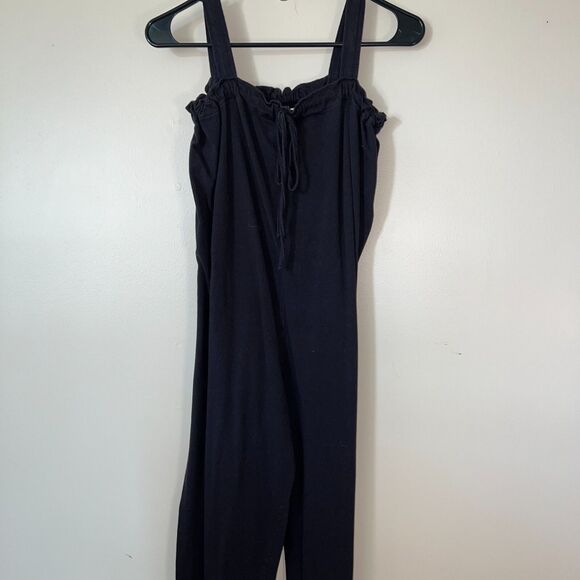 bloch dance ladies warm up jumpsuit black 100% cotton womens size small - Picture 3 of 6